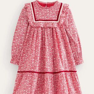 NWT Mini Boden Lace Trim Nostalgic Dress